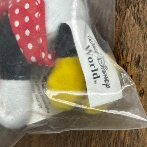 DISNEY World Mini Bean Bag Plush MINNIE MOUSE Kellogg’s Cereal Promo Toy 2001 - Picture 2 of 5